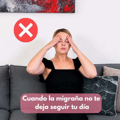 Máscara de alivio para migraña y tensión en la cabeza