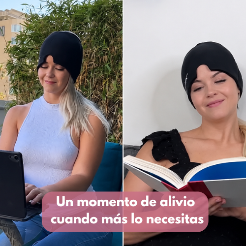 Máscara de alivio para migraña y tensión en la cabeza